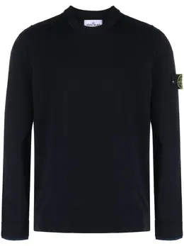 Stone Island: Синий свитер  Compass