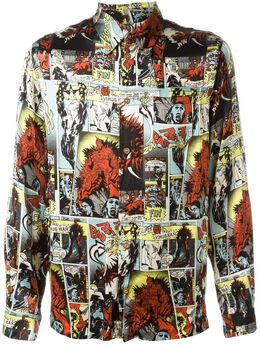 Jean Paul Gaultier Vintage: Рубашка с принтом 