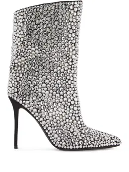 Giuseppe Zanotti: Серебристые ботинки 