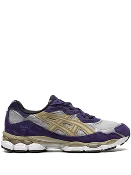 ASICS: Фиолетовые кроссовки  Gel