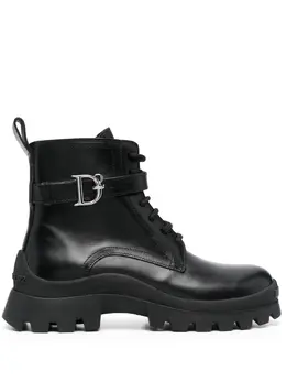 Dsquared2: Чёрные ботинки 