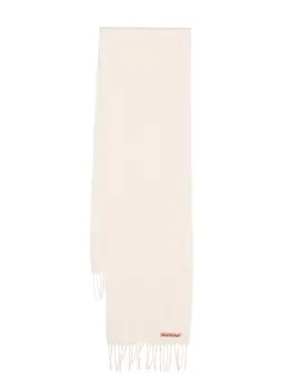 Acne Studios: Белый шарф 