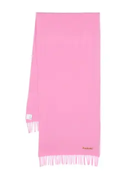 Acne Studios: Розовый шарф 