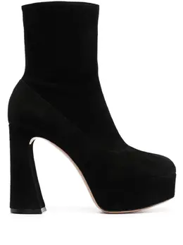 Gianvito Rossi: Чёрные ботинки 