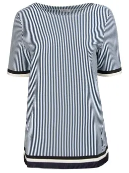 MONCLER: Блуза с принтом 