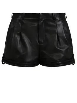 SAINT LAURENT: Кожаные шорты 
