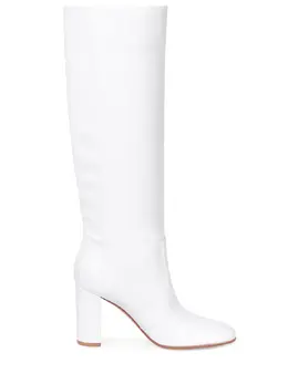 GIANVITO ROSSI: Белые сапоги  Glen