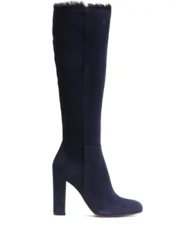 GIANVITO ROSSI: Синие сапоги 