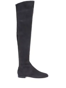 GIANVITO ROSSI: Серые сапоги 