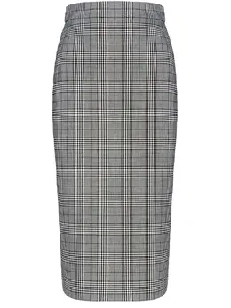ERMANNO SCERVINO: Юбка в клетку 