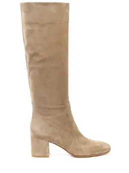 GIANVITO ROSSI: Бежевые сапоги  Glen