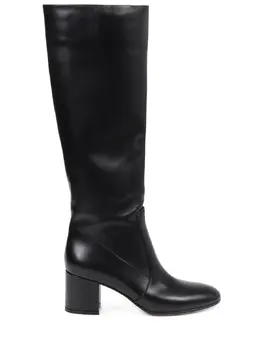 GIANVITO ROSSI: Чёрные сапоги  Glen