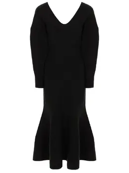 ALEXANDER MCQUEEN: Платье из шерсти 