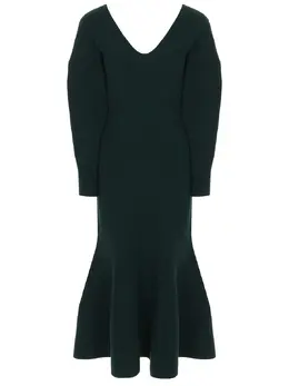 ALEXANDER MCQUEEN: Платье из шерсти 