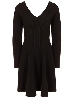 ALEXANDER MCQUEEN: Платье из шерсти 