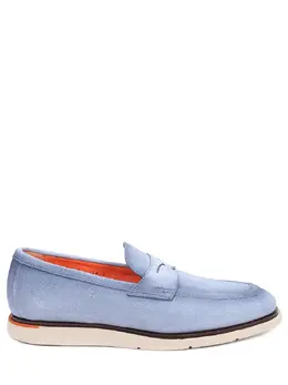 SANTONI: Голубые туфли 