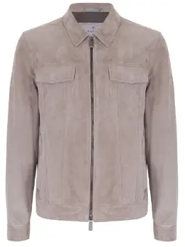 CANALI: Замшевая куртка 