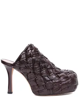 BOTTEGA VENETA: Коричневые сабо  BV Bold
