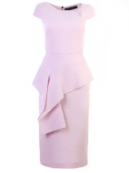 ROLAND MOURET: Платье из шерсти 