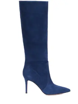 GIANVITO ROSSI: Синие сапоги  Hansen