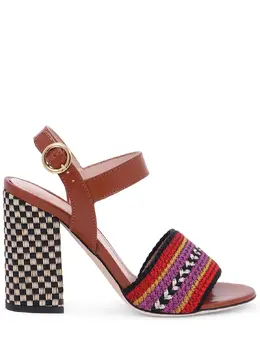 ETRO: Коричневые босоножки 