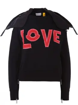 MONCLER: Толстовка с капюшоном 