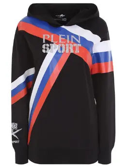 PLEIN SPORT: Толстовка с принтом 