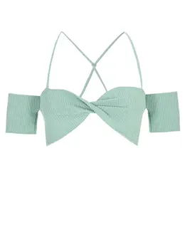 JACQUEMUS: Хлопковый топ 