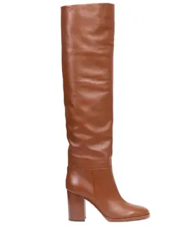 GIANVITO ROSSI: Коричневые сапоги 