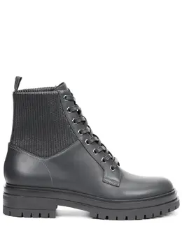GIANVITO ROSSI: Чёрные ботинки  Martis