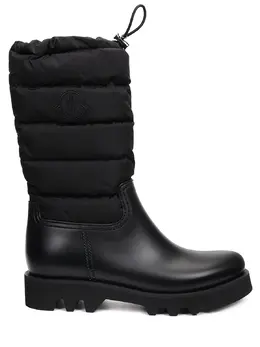 MONCLER: Чёрные сапоги 