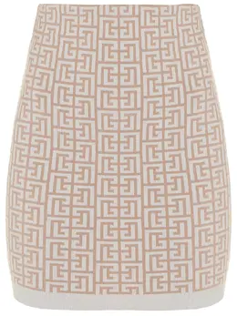 BALMAIN: Юбка из вискозы 
