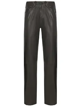 TOM FORD: Кожаные брюки 