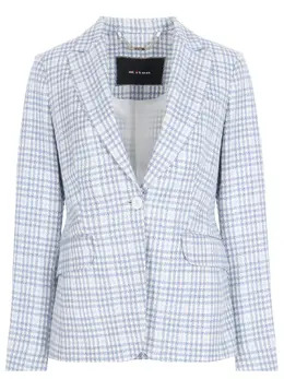 KITON: Жакет в клетку 