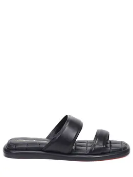 SANTONI: Чёрные шлёпанцы 