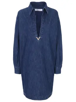 VALENTINO: Джинсовое платье 
