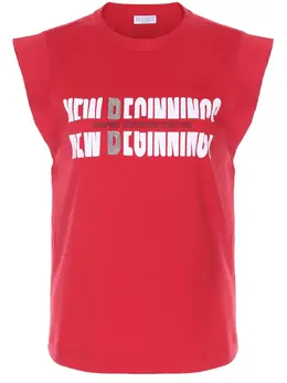 BRUNELLO CUCINELLI: Хлопковый топ 