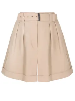 BRUNELLO CUCINELLI: Бежевые шорты 