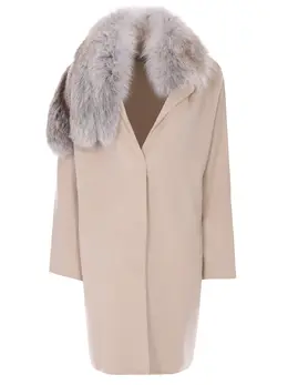 ERMANNO SCERVINO: Пальто на меху 