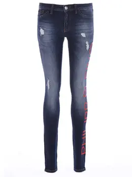 PHILIPP PLEIN: Зауженные джинсы 
