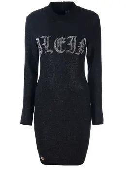 PHILIPP PLEIN: Трикотажное платье  Gothic