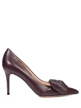 GIANVITO ROSSI: Бордовые туфли 