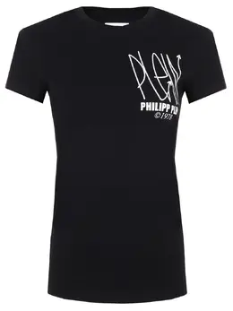 PHILIPP PLEIN: Хлопковая футболка 