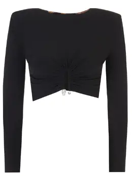 PHILIPP PLEIN: Чёрный топ 