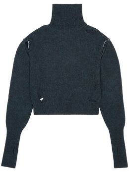 MM6 Maison Margiela: Рваный свитер 