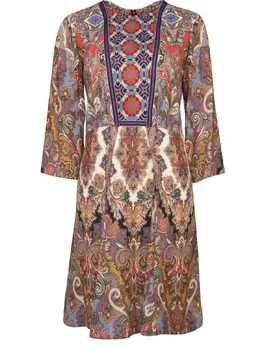 ETRO: Платье с принтом 
