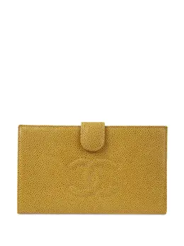 CHANEL Pre-Owned: Бежевый кошелёк 