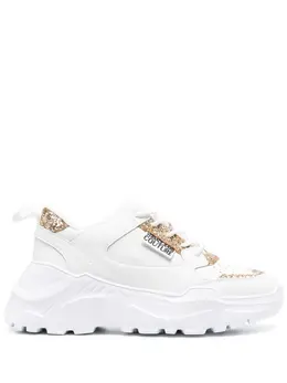 Versace Jeans Couture: Белые кроссовки 