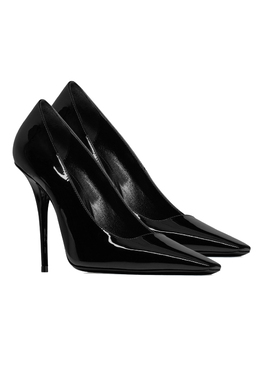 SAINT LAURENT: Чёрные туфли 