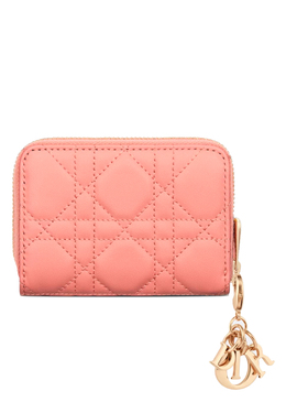 DIOR: Розовый кошелёк 